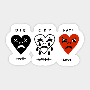 Live Laugh Love Sticker